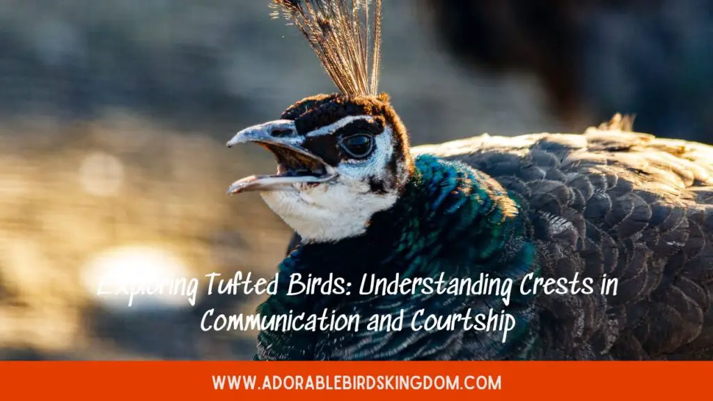 Exploring Tufted Birds: Understanding Crests in Communication and Courtship